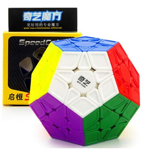 Cubo Rubik Megaminx Qiyi Stickerless Qiheng Dodecaedro