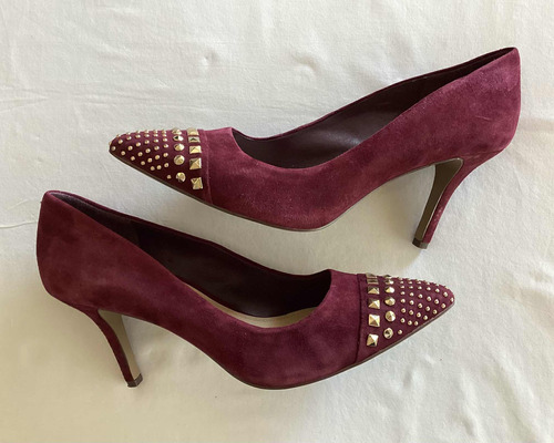 Bcbg. Stilettos Gamuza + Tachas. Importados. T Us 9 #fr31