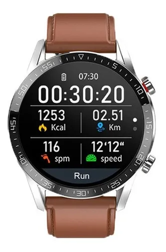 Smartwatch L13 46mm Reloj Inteligente Ip68 Android iPhone Marron
