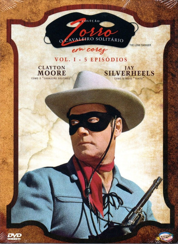 Dvd Zorro Lone Ranger Vol 1 Em Cores - Classicline Bonellihq