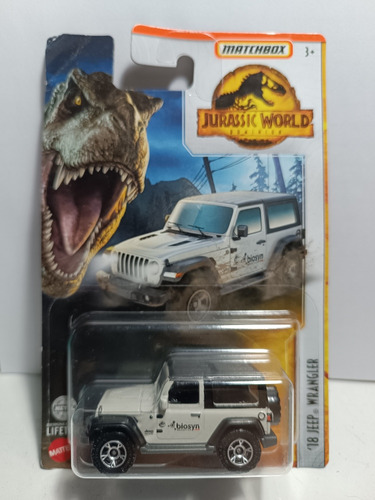 Camioneta Matchbox - '18 Jeep Wrangler - Jurassic World 