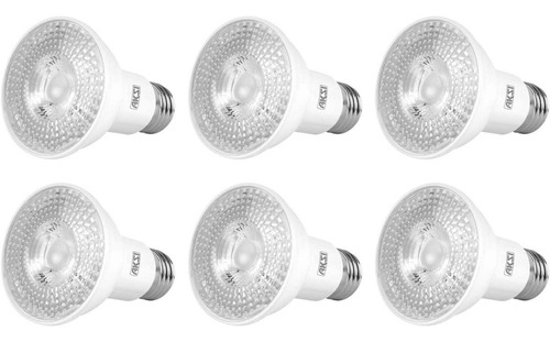 Foco Led Aksi Par 20 Luz Blanca 6500k E27 Pack6