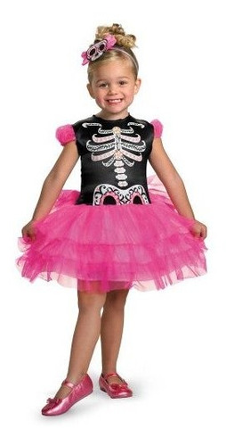 Disguise Skullerina Girls Costume, 4-6x