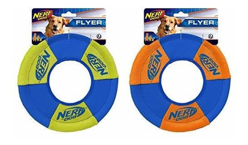 Nerf Dog Toss And Tug Ring Dog Toy, Frisbee