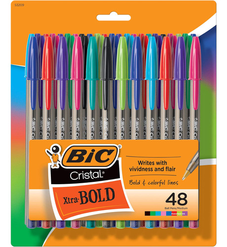 Lapiceras Ballpoint Bic Set 48 U Multi