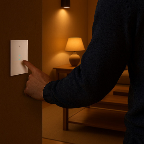 Interruptor Inteligente Smart 1 Tecla Touch Wifi Tuya Branco