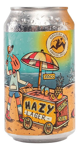 Pack 12x Cerveza Artesanal Kross Hazy Lager 355cc Lata