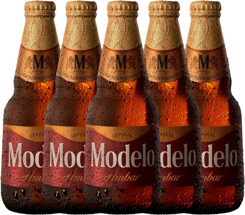 Cerveza Modelo Ámbar Lager 355 mL 6 unidades