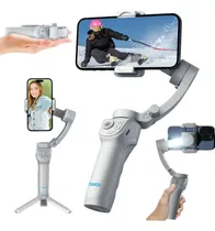 Comprar Estabilizador Gimbal 3 Ejes Luz Led P\u002Fcelular Android\u002Fios