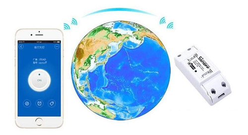 Imagen 2 de 5 de 2 X Wifi Switch Home Smart Wifi Switch Ewelink App Remote