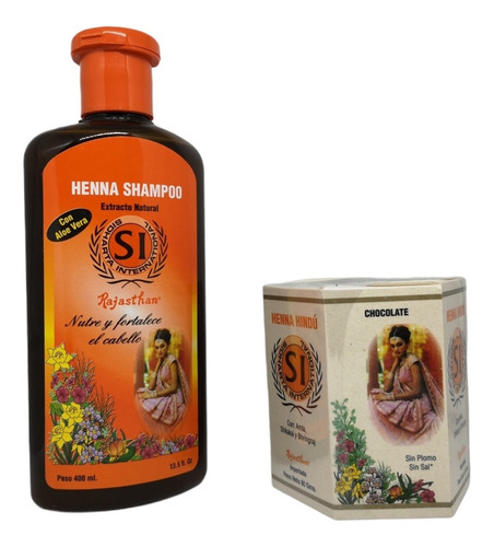 Henna Natural Hindu Y Shampoo Hindu Con - mL a $73
