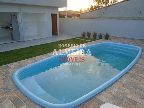Imagem 8 de 28 de Casa Com Piscina 3 Dorms - V968