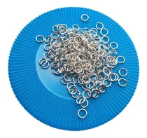 Comprar Mini Argolla P Aretes Negocio Plateado Bisuteria Aretes Diy 