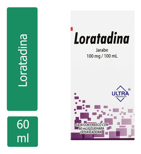 Loratadina 5 Mg / 5 Ml Caja Con Frasco Con 60 Ml