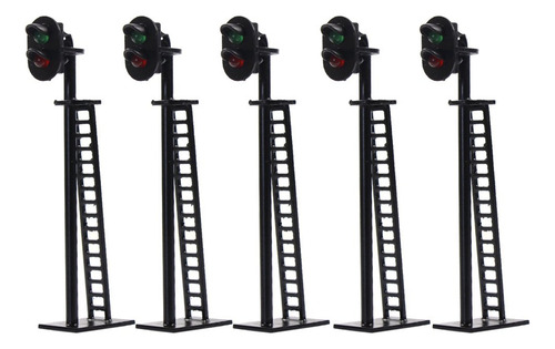 Señal De Bloque De Ferrocarril Evemodel 5pcs Led 6.4cm