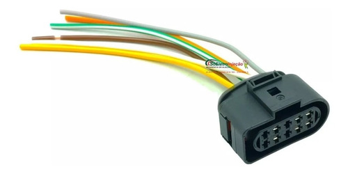 Chicote Farol Duplo 10 Vias Gol G3 G4 Golf Bora Fox - 2 Und