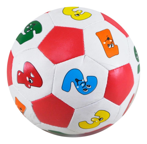 Bola De Futebol 11cm Infantil Macia Números
