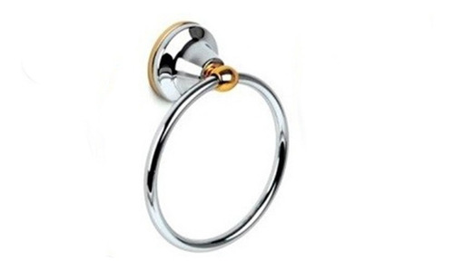 Imagen 5 de 9 de Kit De Accesorios Para Baño Dellta Cromo Oro 8 Piezas