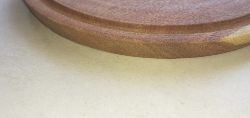 Plato Tabla Algarrobo Madera 24 Cm Refor Grabamos Tu Nombre