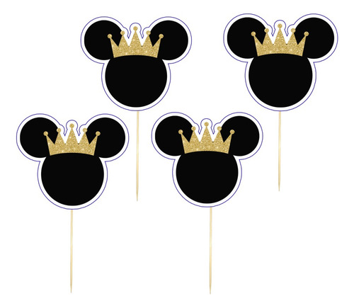 Combo Cotillón Personalizado Mickey Rey Para 10 Chicos