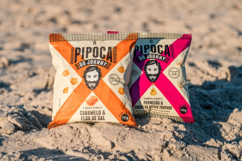 Pipoca Do Johnny - Kit 6 Caramelo Com Flor De Sal 75g