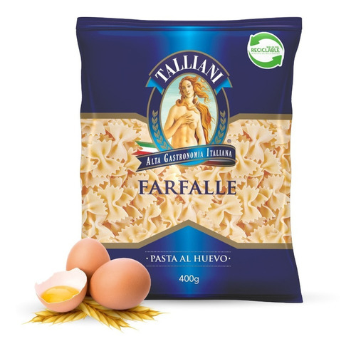 Pasta Tallarin N°78 Al Huevo Talliani 400g