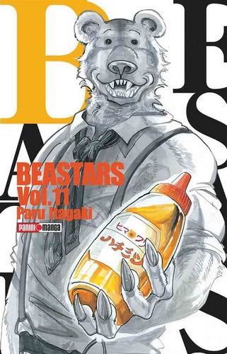 Panini Manga Beastars N.11, De Paru Itagaki. Serie Beastars, Vol. 11. Editorial Panini, Tapa Blanda En Español, 2020
