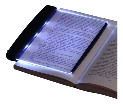 Luminaria Para Leitura Livro Luz Led Noturna Cor da cúpula Preto Cor da estrutura Preto
