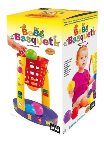 Set Bebe Basquet Para Embocar Y Jugar Jng Art 012180