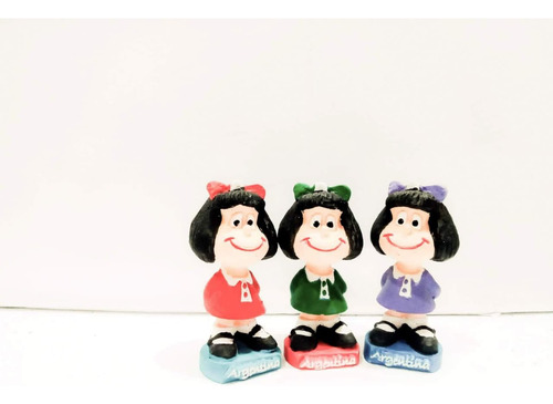 Figura De Mafalda Artesanal  Hecha A Manos ..