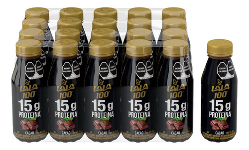 Lala 100 Leche Sin Lactosa Sabor Cacao. 20 Pzas De 330 Ml