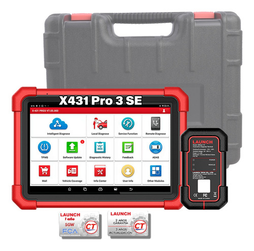 Scanner Automotriz Launch X431 Pro 3 Se  Can Fd Obd2 Fca