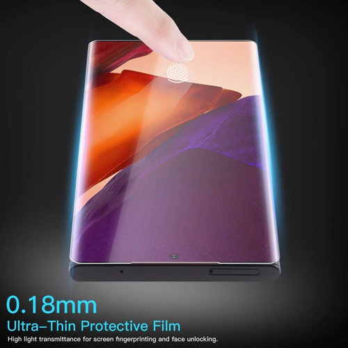 Imagen 5 de 9 de Mica Vidrio Uv Glass Galaxy S21/ Plus/ Ultra/ Note 20 Ultra