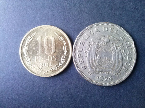 Moneda Ecuador 1 Sucre Níquel 1974 (c36)