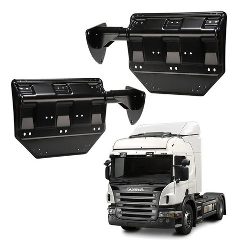 Par Suporte Paralama Scania Direito Esquerdo Diante. Trucado