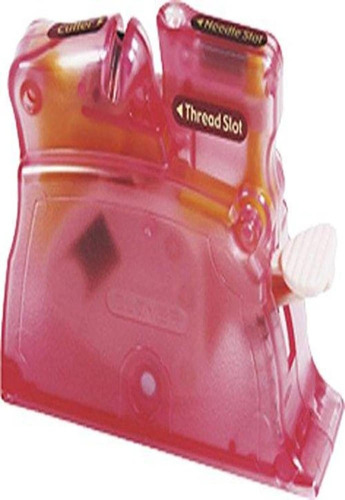 Enhebrador De Agujas De Escritorio Clover, Rosa (4073)