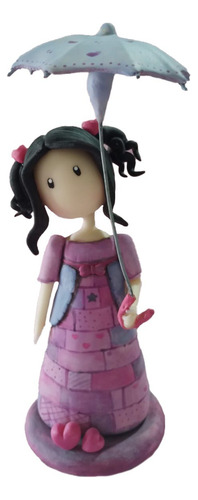 Adorno Muñeca Gorjuss De Porcelana Fria