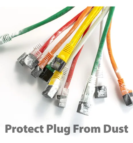 Ntw Protector De Enchufe Rj45 Bloqueable Para Cabeza Etherne