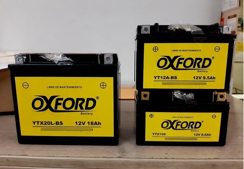 Bateria Para Moto, Marca Oxford, Modelo Ytz10s