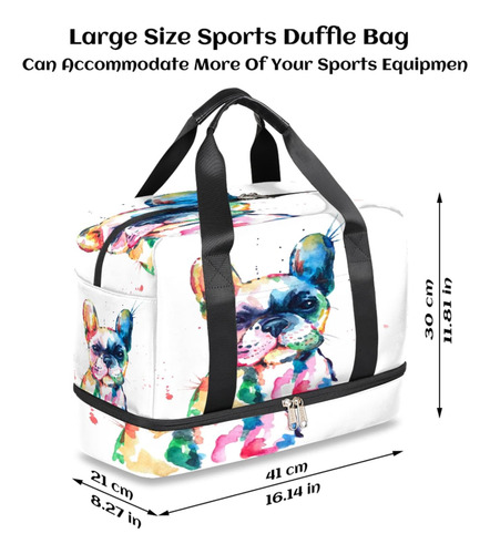 Bolsa Deportiva Para Gimnasio Con Compartimento Para Zapatos
