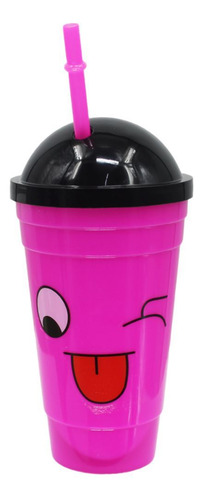 Vaso Plástico Set X 4 Vasos Con Tapa Sorbito