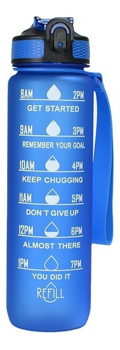 Drinkpops Sports botella deportiva premium plastico tritan irrompible color azul