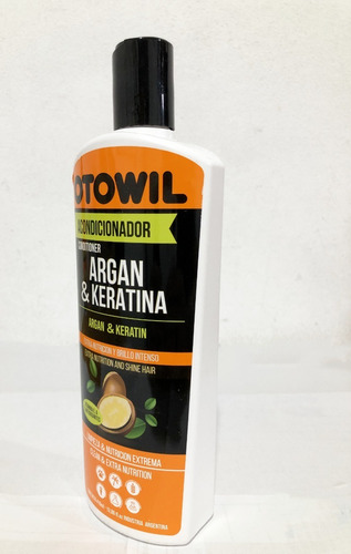 Imagen 2 de 9 de Kit Shampoo + Acondicionador De Keratina Y Argan X410ml