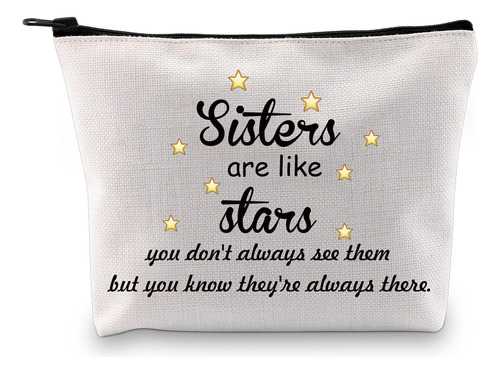 Bolsa De Cosméticos Para Hermanas Son Como Estrellas, Bolsa 