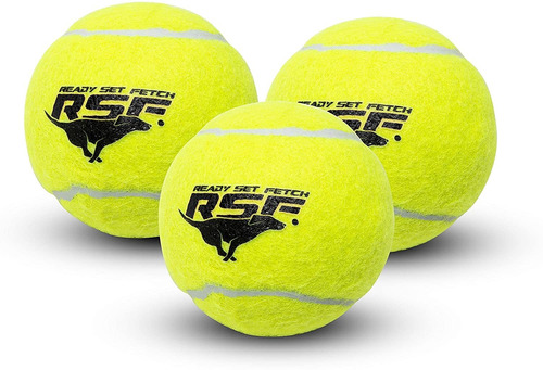 Franklin Pet Supply Ready Set Fetch Squeak Pelotas De Tenis 