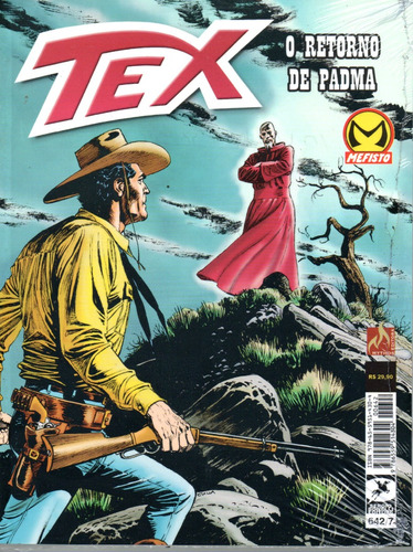 Tex N° 642 - O Retorno De Padma - Em Português - Editora Mythos - Formato 16 X 21 - Capa Mole - 2023 - Bonellihq Cx113 E23