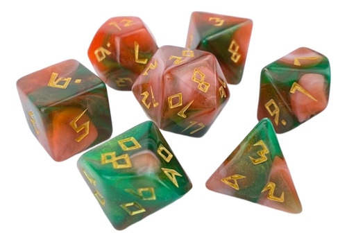 7 Uds Dados De Juego Para Juego De Mesa De Juego De Rol