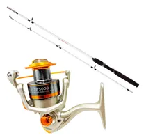 Comprar Caña Pesca Fibra 3 Mts Variada Rio + Reel Frontal Aluminio