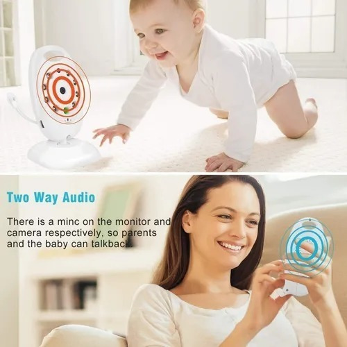 Monitor De Video Para Bebés Con Cámara Y Audio 