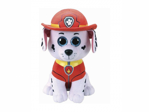 Pelucia Beanie Boos Patrulha Canina 40 Cm - Marshall